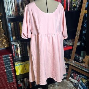 Hot Topic Pink Backless Dress